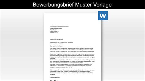 Bewerbungsbrief Vorlage Schweiz Jetzt Kostenlos Downloaden