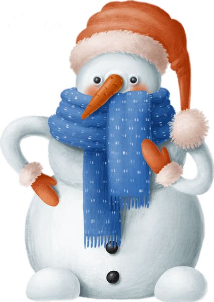 Hiver Tube Bonhomme De Neige Snowman Png Page