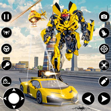 Mech War Robot Car Transform Game Robot Fighting Game Real Car