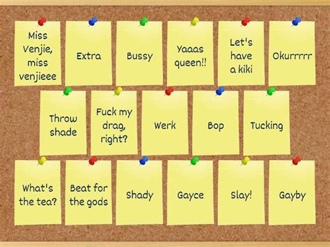 Gay Slang Flip Tiles