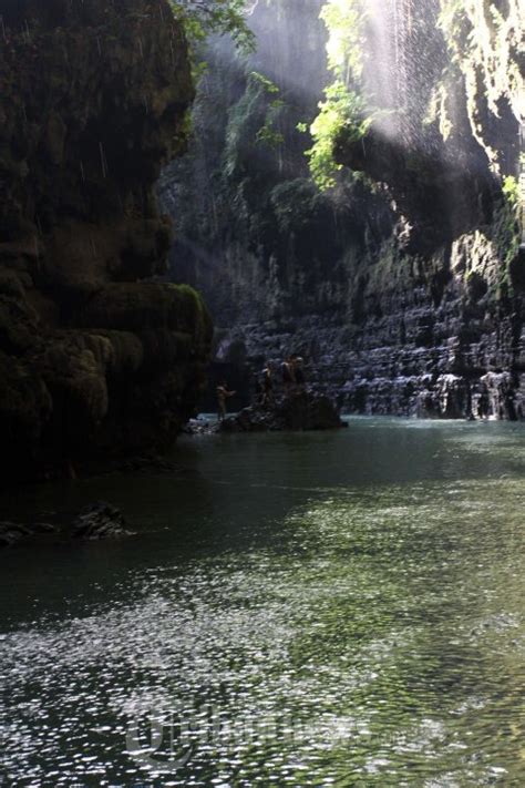 Obyek Wisata Green Canyon Foto 12 561352 TribunNews