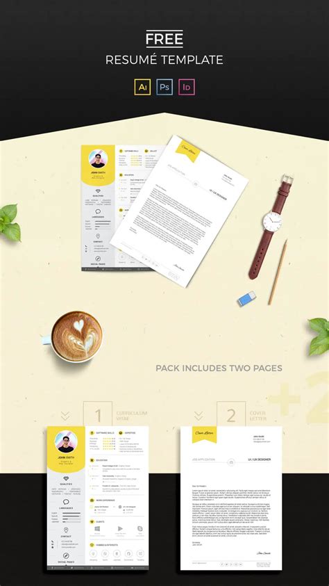 Free Cover Letter Templates in Indesign Format – CreativeBooster