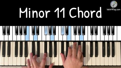 Minor 11 Chord Piano Exercise Tutorial Lesson Youtube