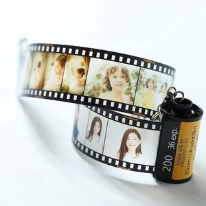 Personalized Film Roll Keychain Custom Photo Camera Keychain Etsy