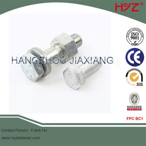 Galvanized High Strength Hex Head Bolt ASTM A325 A490 China A325 Bolt