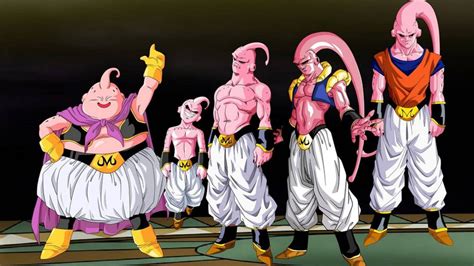 Dragon Ball Z Majin Buu Forms