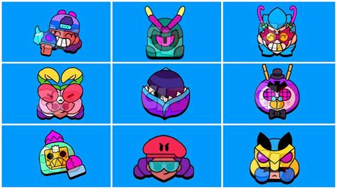 Season 11 Biodome All New Pins For The New Skins Brawl Stars Youtube