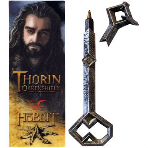 The Hobbit Thorin Oakenshield Key Pen And Lenticular 3D Bookmark