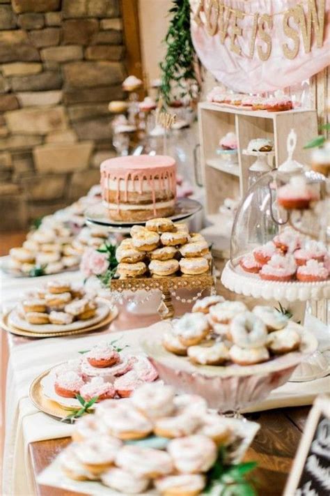 Delicious Wedding Dessert Table Display Ideas For Emma