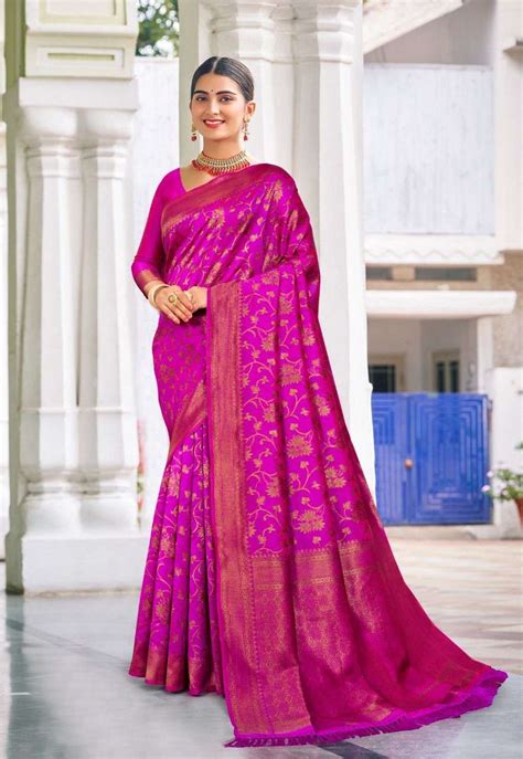 Silk Yamini Soft Banarasi Silk Sarees At Wholesale Price