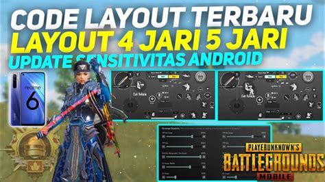 SETTINGAN LAYOUT 4 JARI 5 JARI SENSITIVITAS ANDROID TERBARU PUBG