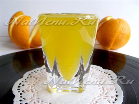 Апельсиновый ликер «Triple Sec» в домашних условиях