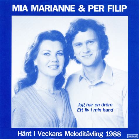 Mia Marianne And Per Filip Jag Har En Drömett Liv I Min Hand 1988