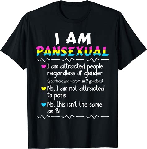 Pansexual Definition Lgbt Rainbow Pride Parade Best Friends Cotton T