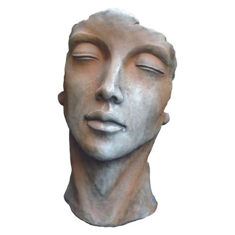 Statue Visage Femme Jardin Xxl Exterieur JARDINEX