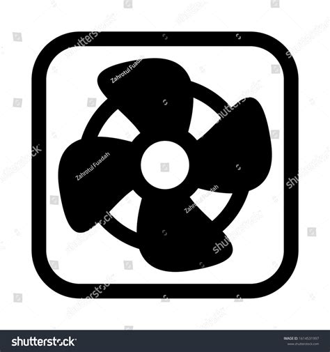 Exhaust Fan Icon Isolated Sign Symbol Stock Vector Royalty Free