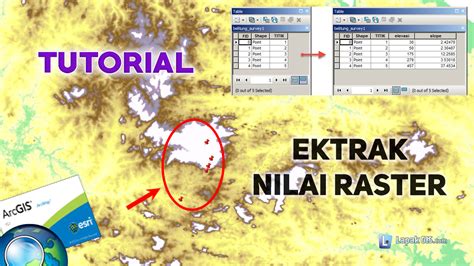 Mengekstrak Nilai Raster Menggunakan Data Point Pada ArcGIS Lapak GIS