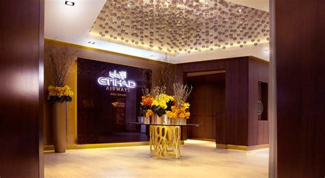 Etihad Airways First Class Lounge And Spa This 1600 Sqm Lounge Includes