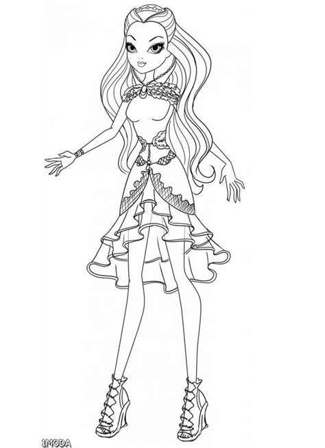 Coloriage Ever After High Pour Enfants Télécharger Et Imprimer