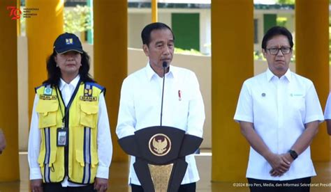 Jokowi Resmikan Rehabilitasi Renovasi Pendidikan Di Kalteng