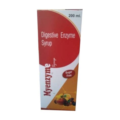 Sugar Free Digestive Enzyme Syrup Packing Size 200 Ml Packaging Type