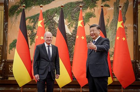 German Chancellor Olaf Scholz Meets Chinese President Xi Jinping During