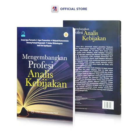 Buku Mengembangkan Profesi Analisis Kebijakan Ugm Press Lazada Indonesia