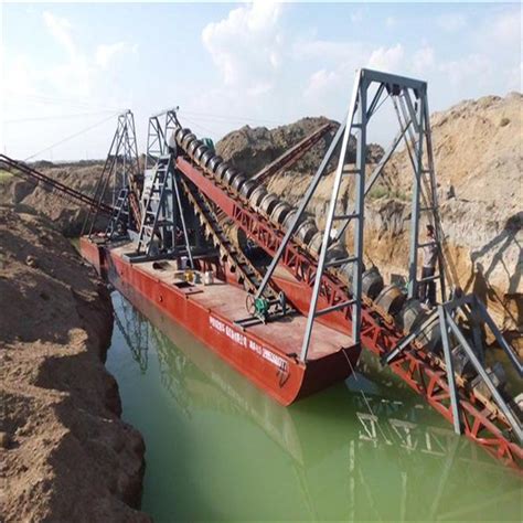 Bucket Chain River Sand Gold Diamond Dredge Machine China River