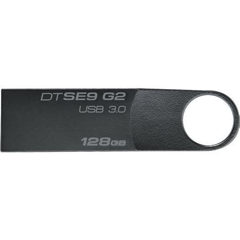 Kingston DataTraveler SE9 G2 128 GB USB flash meghajtó, USB 3.0, Black ...