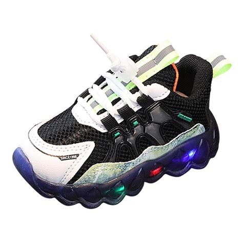 Towed22 Toddler Light Up Shoes Fashion Light On Baby Shoes Casual
