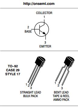 2N2222 Datasheet PDF , ON-Semiconductor : Amplifier Transistors