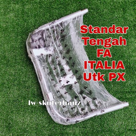 Jual Standar Tengah Fa Italia Italy Warna Chrome Utk Vespa Px Shopee