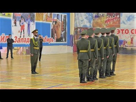 В Покачах кадеты лучше всех чеканят шаг - YouTube