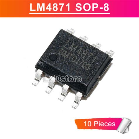 10 Buah LM4871 SOP8 4871 SOP SOP SOP 8 SMD 3W Penguat Daya Audio Dengan