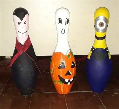 Cooking and Crafting my way: Bowling pin art