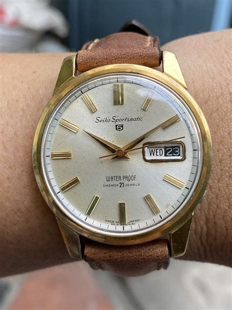 Seiko 5 Sportsmatic Cal 6619 8970 Day Date Long S Fine Watches