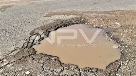 P Sima Imagen En Zona Hotelera Con Enormes Baches Noticiaspv