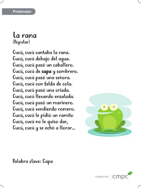 Cucu Cantaba La Rana | PDF