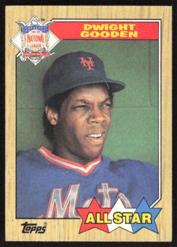 1987 Topps All Star Dwight Gooden 603 New York Mets EBay