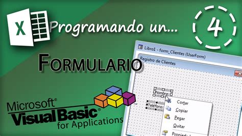 Programando Un Formulario Vba Excel 2013 4 Youtube