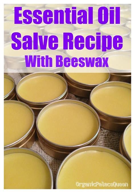 Essential Oil Salve With Beeswax Coconut Oil And Shea Butter Healing Salve Recipe Healing