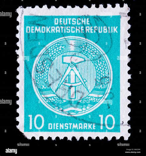 East Germany Postage Stamp Hammer And Compass Stock Photo Alamy