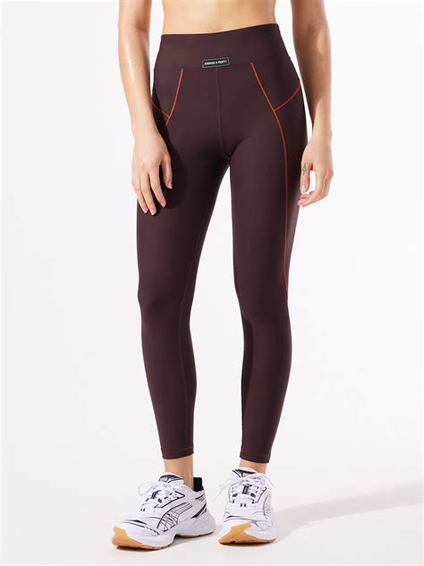 Running Hot High Waist Back Pocket Legging In Brown Multi SAVAGE X FENTY