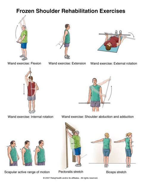 Shoulder Rehab Exercises Frozen Shoulder Exercises Shoulder Rehab