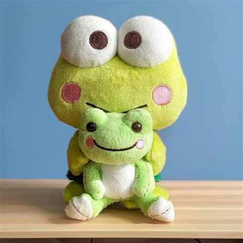 Yesasia Keroppi X Pickles The Frog Plush Toy S Size Keroppi