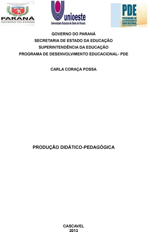 Os Desafios Da Escola P Blica Paranaense Na Perspectiva Do Professor