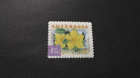 Postage Stamp Australia Hibbertia Scandens 1999 Price 45 Cents