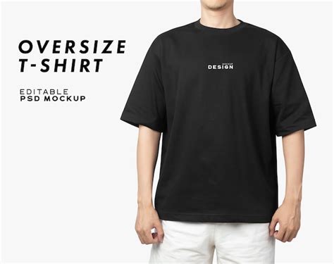 Oversize T Shirt Mockup Psd High Quality Free Psd Templates