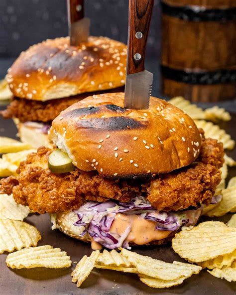 Best Fried Chicken Sandwich - Jo Cooks