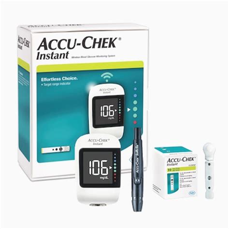 Accu Chek Gluc Metro Instant Kit Con Tiras Y Lancetas Meses Sin